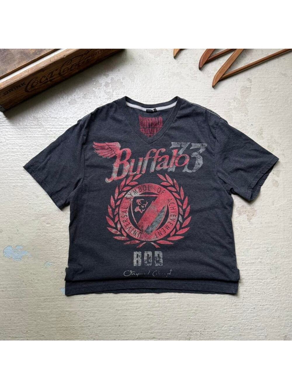 David Button Buffalo y2k Men's L Tee Grunge Rock